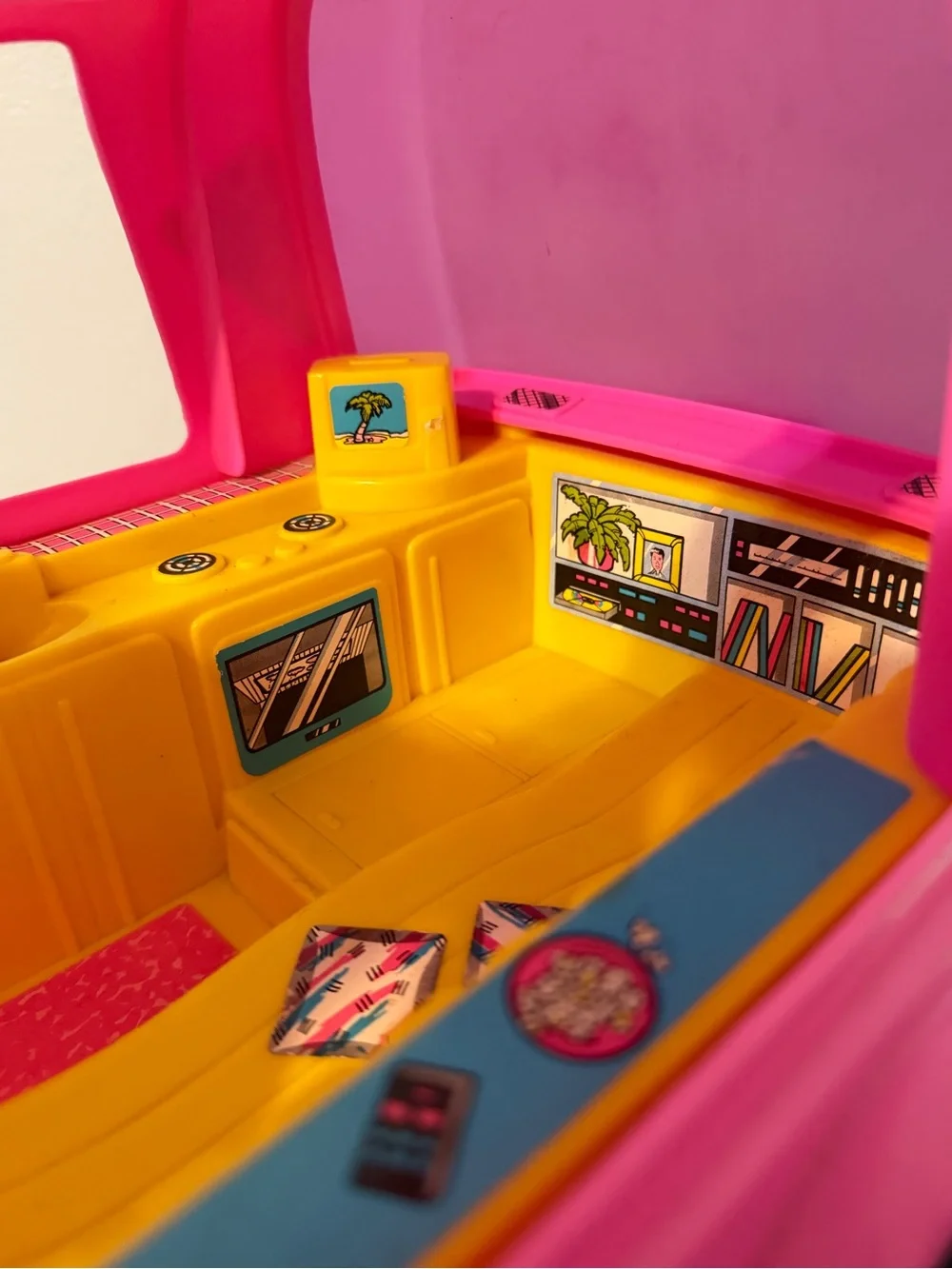 Vintage American Plastic Toys Barbie Camper Van